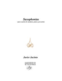 Partition complète et parties, Saxophonias, Jacinto, Javier