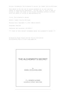 The Alchemist s Secret
