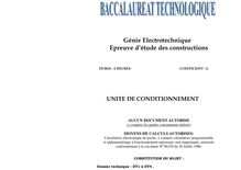 Baccalaureat 2000 etude des constructions s.t.i (genie electrotechnique) semestre 1