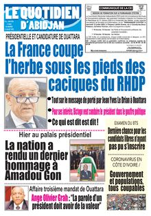 Le Quotidien d’Abidjan n°2884 - Du mercredi 15 juillet 2020