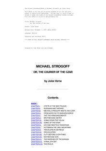 Michael Strogoff - Or, The Courier of the Czar
