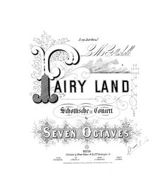 Partition complète, Fairy Land, Gottschalk, Louis Moreau