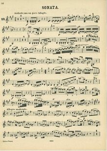 Partition de violon, violon Sonata, Violin Sonata No.29 par Wolfgang Amadeus Mozart