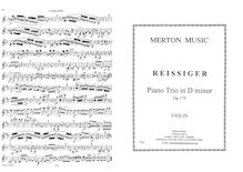 Partition complète et parties, Piano Trio, Op.175, 2d Trio facile et brillant