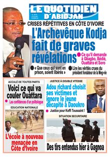Le Quotidien d’Abidjan n°2972 - du jeudi 19 novembre 2020