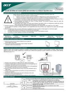 Notice LCD Acer  AL 2023