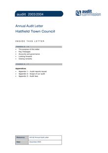 HA192 Annual Audit Letter - FINAL