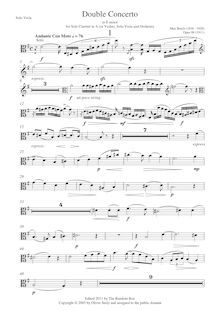 Partition viole de gambe solo, Dopel-Konzerte für Karinette (oder Violine), viole de gambe und Orchester, Op.88