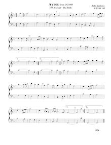 Partition Corant - pour Bells  VdGS No.105 - partition complète, Airs pour 2 violes de gambe