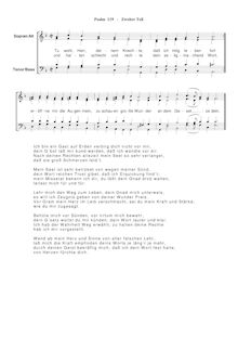 Partition Ps.119-2: Wie wird ein Jüngling gehen, SWV 217, Becker Psalter, Op.5