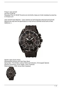 Casio General Men8217s Watches Edifice EF550PB1AVDF 8211 WW Watch Review