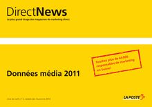 DirectNews données média 2011