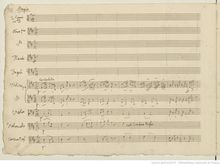 Partition , Adagio cantabile, Symphony No.92 en G major, “Oxford”