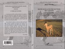 Notes sur la faune sauvage de l Adagh (Adrar des Iforas)