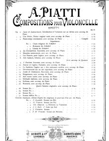 Partition de violoncelle, Allettamenti da Camera a violon, e violoncelle, o Cembalo par Giuseppe Valentini