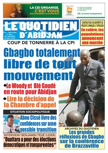 Le Quotidien d’Abidjan n°2851 - Du Vendredi 29 mai 2020