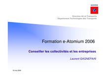 Formation e-Atomium 2006