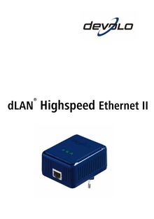 dLAN HS Ethernet II.book