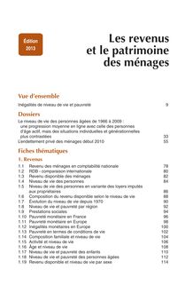 INSEE : Les revenus et le patrimoine des ménages - Édition 2013 (Dossier intégral)