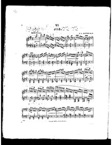 Partition , Jig,  en A minor, Op.16, A minor, Ritter, Frédéric Louis