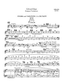 Partition orgue (ad libitum), Variations on an Original Theme, Op.36