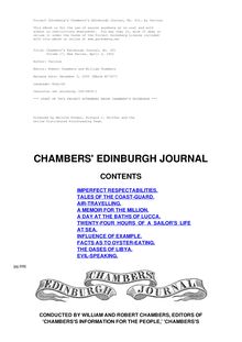 Chambers s Edinburgh Journal, No. 431 - Volume 17, New Series, April 3, 1852