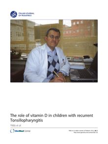 The role of vitamin D in children with recurrent Tonsillopharyngitis