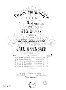 Partition Book I (Nos.1-3): parties complètes, Duos pour 2 violoncelles, Op.50