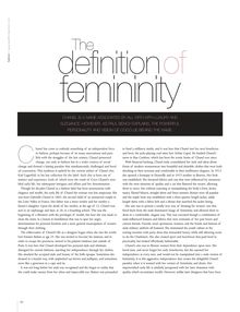 Chanel: The definition of femininity