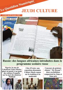 Le Quotidien Numérique d'Afrique N°2291 du 05 Octobre 2023