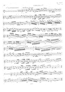 Partition parties complètes, 6 corde quintettes, Boccherini, Luigi par Luigi Boccherini