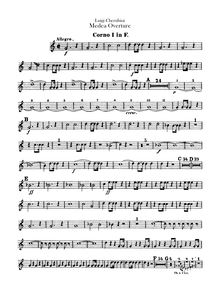 Partition cor 1, 2 (F), 3, 4 (E♭), Médée, Opéra comique en trois actes