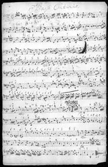 Partition Continuo (Basses, clavier, etc.), Concerto a 6, Gunnerus XM 57 par Christian Ræhs