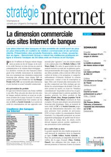 Stratégie Internet n° 107 - oct 2006