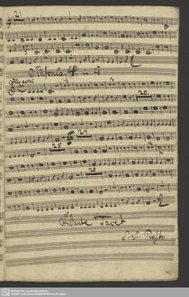 Partition cor 2, Symphony en G major, G major, Rosetti, Antonio