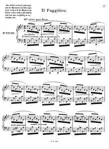 Partition No.3: Il Fuggitivo, 12 Romances en Forme d Études, Op.8