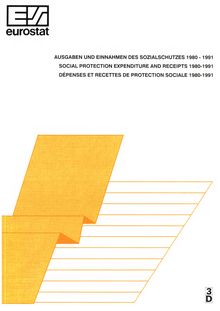 Social protection expenditure and receipts 1980-1991