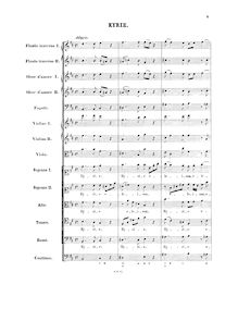 Partition , Kyrie, Mass en B minor, The Great Catholic Mass, B minor