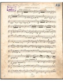 Partition clarinette 2 en A, Overture to Goethe s Faust, Op.80, Ouverture de la Tragédie : Faust de Goethe à grand Orchestre.