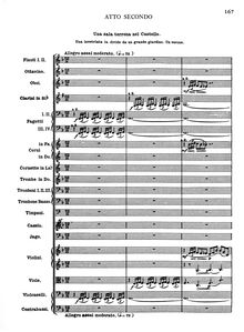 Partition Act II, Otello, Dramma lirico in quattro atti, Verdi, Giuseppe