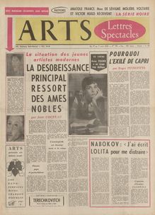 ARTS N° 716 du 01 avril 1959