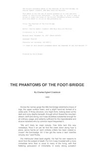 The Phantoms Of The Foot-Bridge - 1895