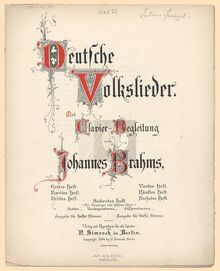 Partition complète, 49 Deutsche Volkslieder, 49 German Folk Songs