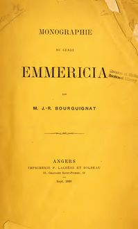 Monographie du genre Emmericia