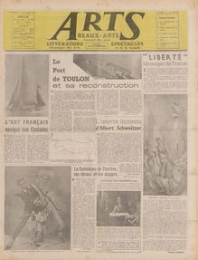 ARTS N° 275 du 01 septembre 1950