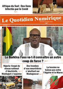 Le Quotidien Numérique d’Afrique n°1841 - du lundi 24 janvier 2022