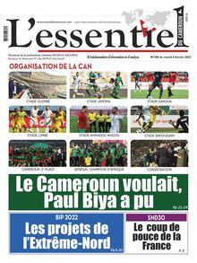 L’Essentiel du Cameroun N°380 du mardi 8 février 2022