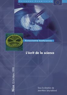 L écrit de la science, Nice, 12-14 mars 1998