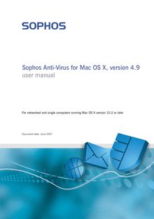 Sophos Anti-Virus for Mac OS X user manual