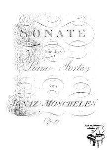 Partition complète (bookmarked), Sonate für das Pianoforte